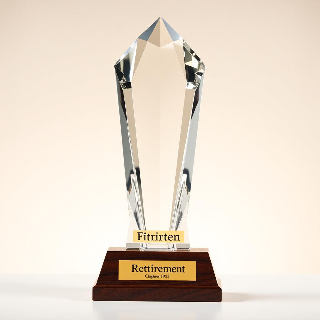 Retirement Crystal Award
